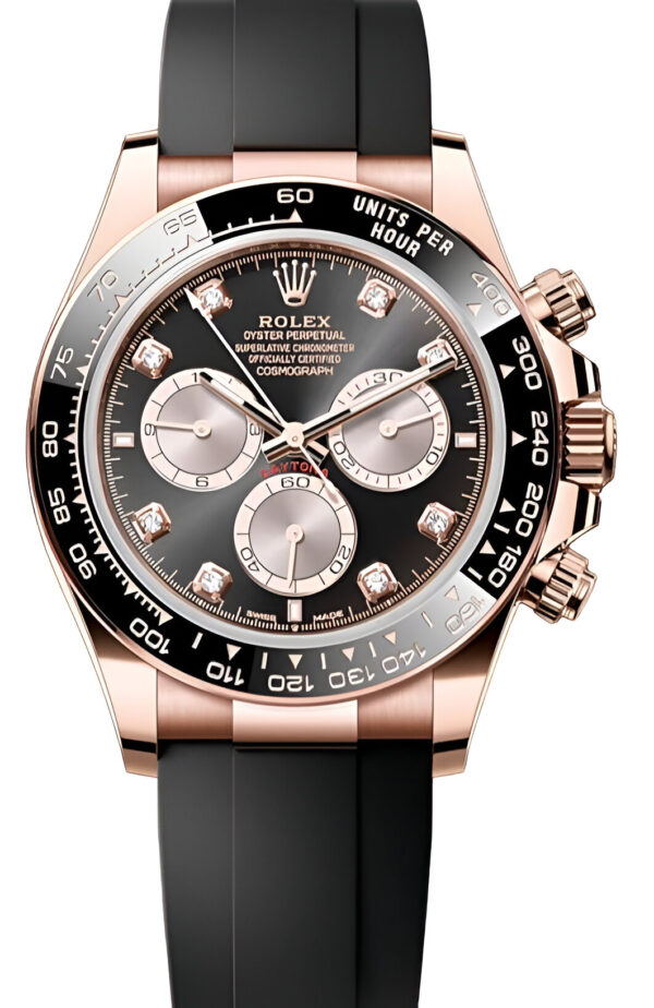 Rolex Cosmograph Daytona Oysterflex 126515LN Black Diamond Dial | Haus ...